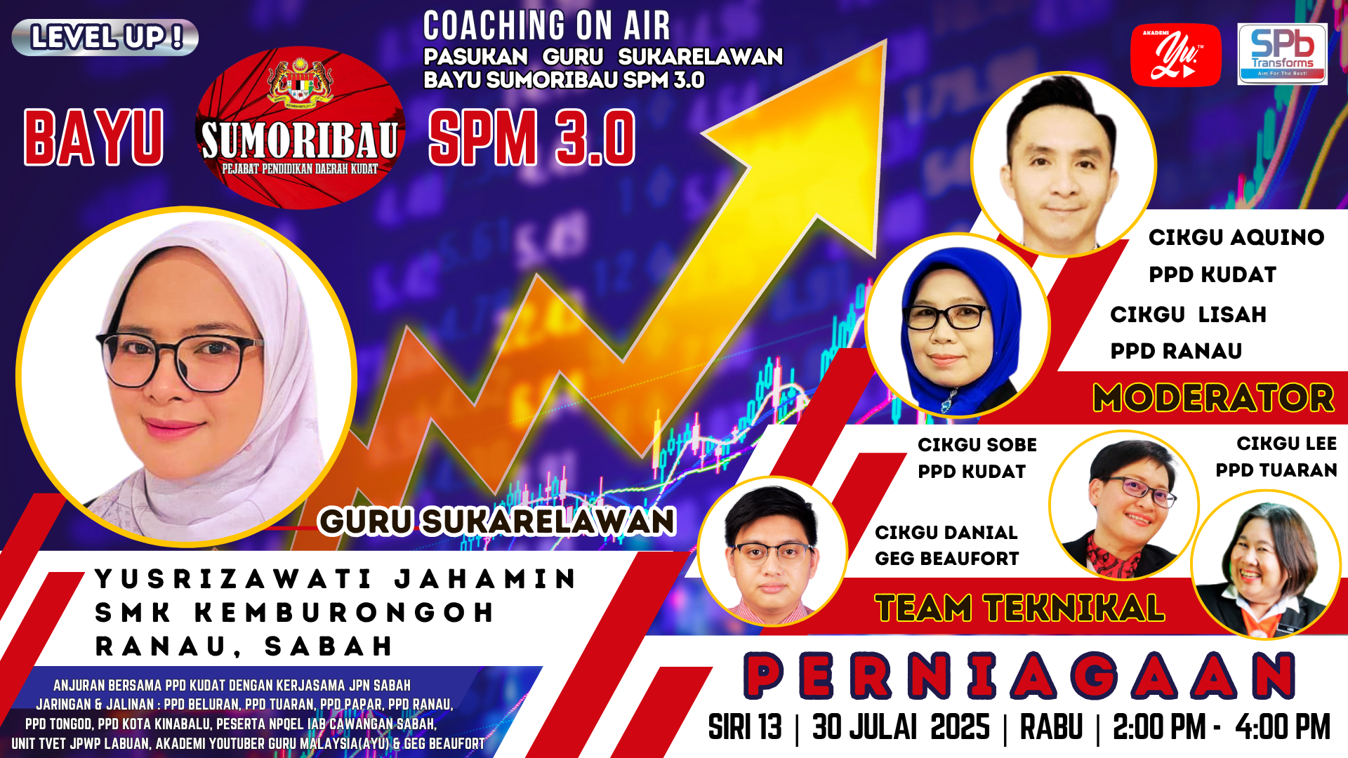 🔴 [LIVE] BAYU SUMORIBAU SPM 3.0 SIRI 13: PERNIAGAAN OLEH CIKGU YUSRIZAWATI | SMK KEMBURONGOH